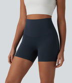Short cycliste de running Halara UltraSculpt™ taille haute ventre plat 12,5 cm avec dos croisé et poches