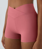 Softlyzero™ Short 7,5cm Biker Taille Haute Croisé Uni