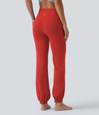 Jogging ballon danse SoftlyZero™ taille haute gainant avec poches
