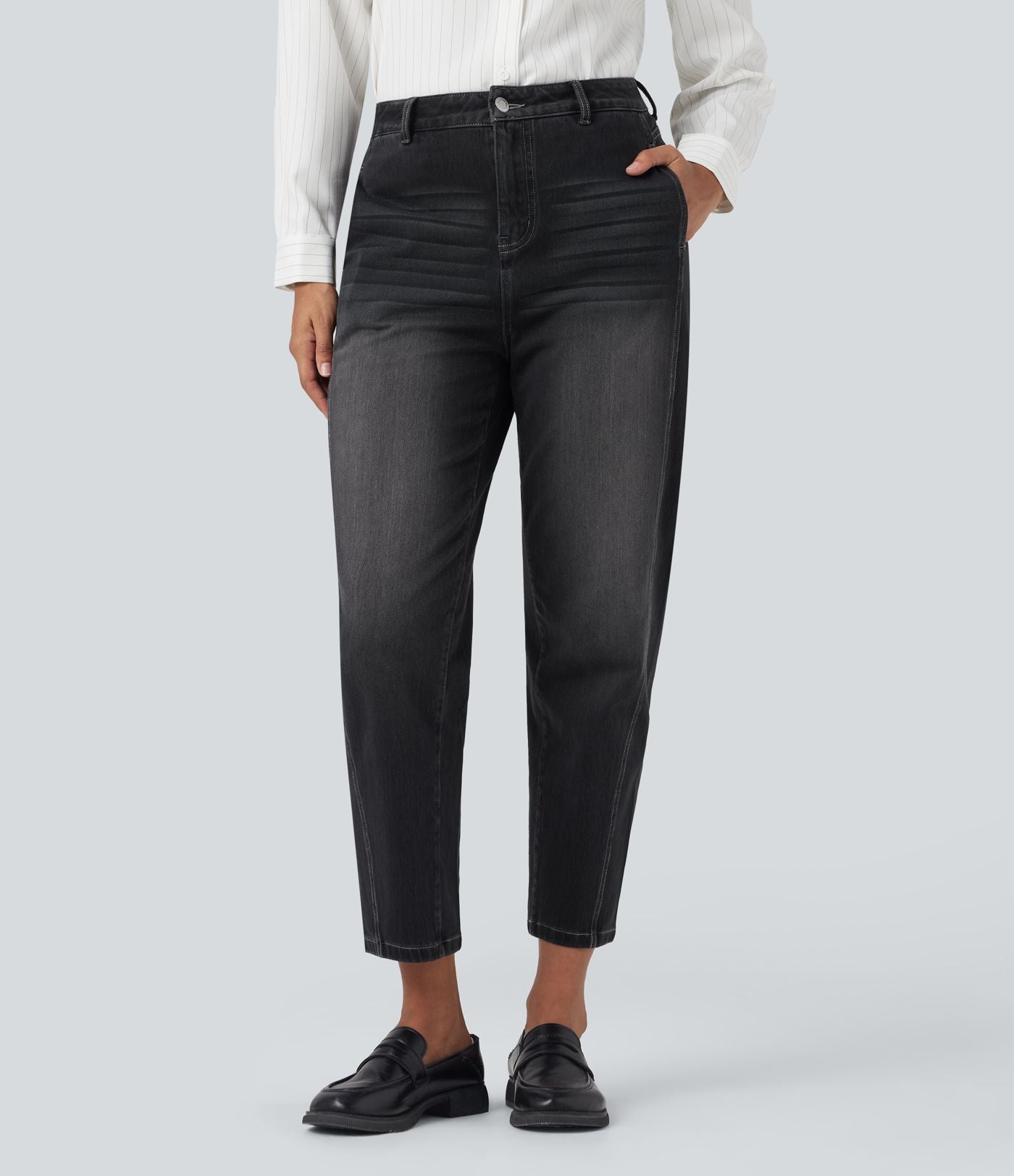 Jean 7/8 Halara Flex™ taille haute avec poches