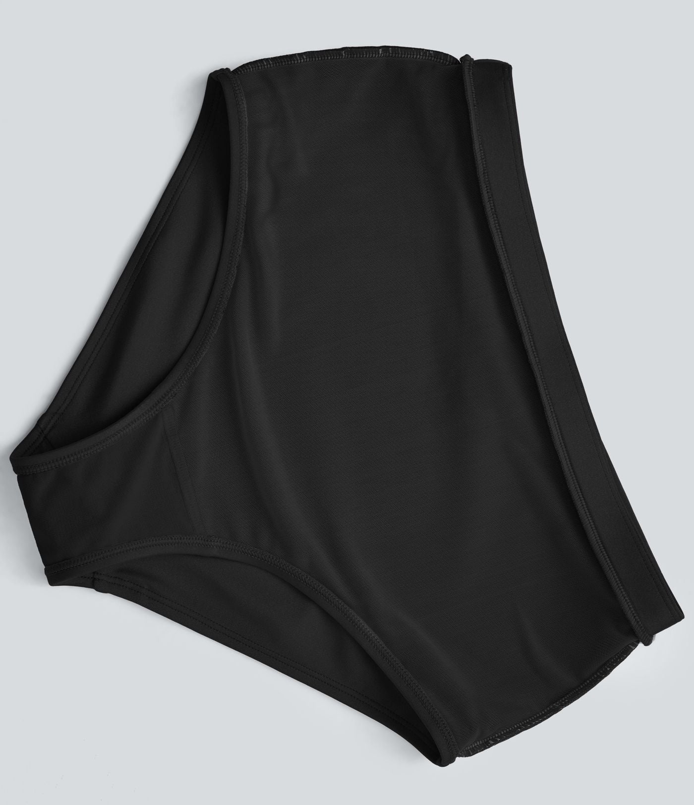 Bas de maillot de bain bikini taille haute gainant avec brillance