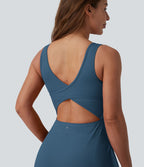 Robe de sport mini 2-en-1 SoftlyZero™ Airy col U poches effet frais InstantCool danse bonnets E-G, accès facile Easy Peasy