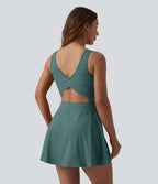 Robe de sport mini 2-en-1 SoftlyZero™ Airy col U poches effet frais InstantCool danse bonnets E-G, accès facile Easy Peasy