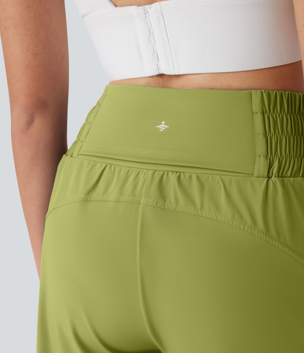 Short de course 2-en-1 Breezeful™ taille haute, poches multiples, ourlet arrondi, séchage rapide 12,5 cm - Longueur prolongée