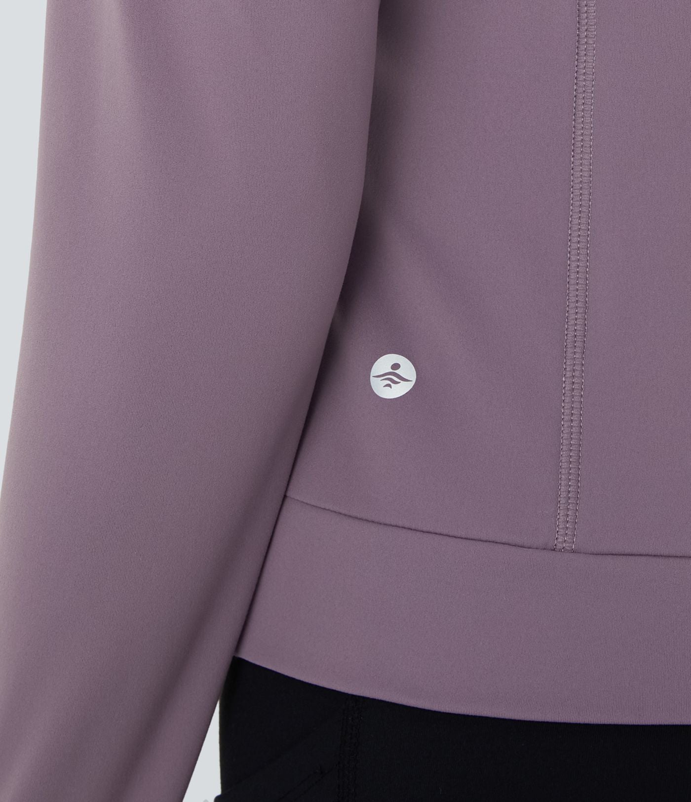 Softlyzero™ Plush Top Sport Yoga Encolure Ronde avec Ourlet Croisé