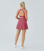 Robe de sport dos nu torsadée A-C