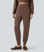 Jogging décontracté SpacerTek™ taille haute, coupe fuselée, avec poches