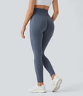 Legging taille haute froncé uni sans couture OneForm Seamless Flow