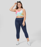 Halara Flex™ Leggings décontractés taille haute en tricot extensible avec poche latérale arrière et grande taille