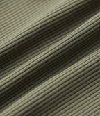 Short tailleur casual ample taille mi-haute côtelé maille avec poches