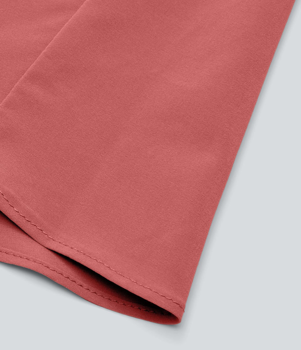 Breezeful™ Jupe Évasée Casual Taille Haute 2 en 1 Poche Latérale Séchage Rapide