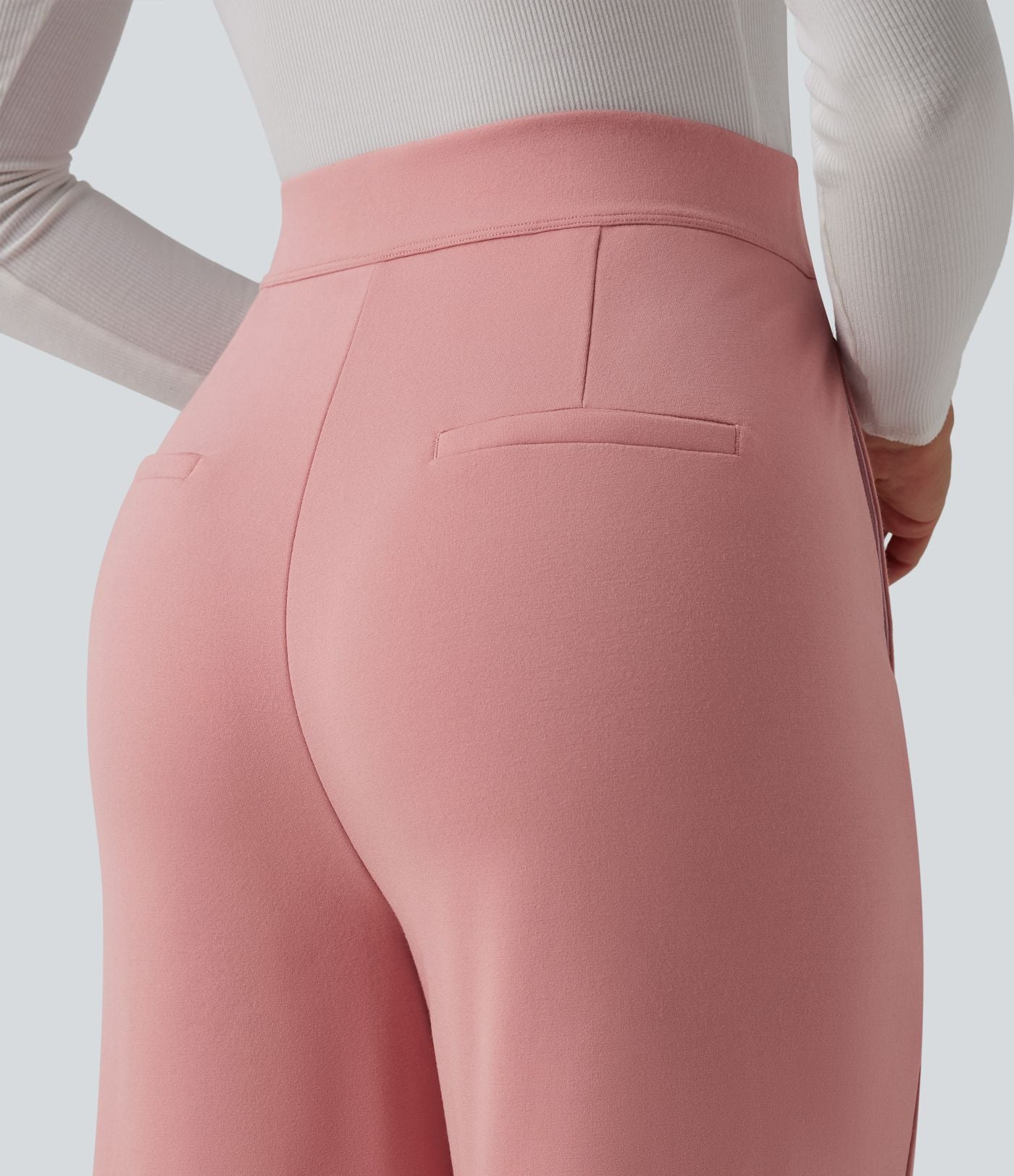 Pantalon tailleur capri large Halara Flex™ taille haute avec poches