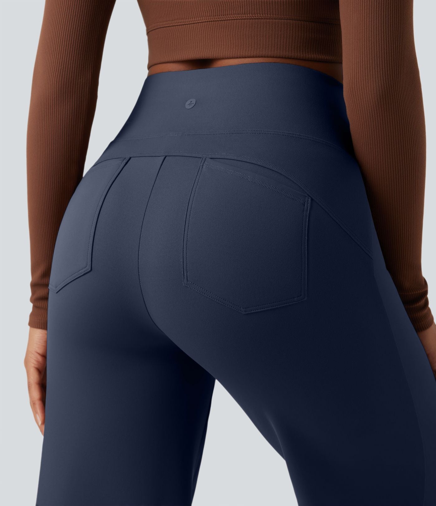 Pantalon yoga large gainant taille haute DayStretch avec poches