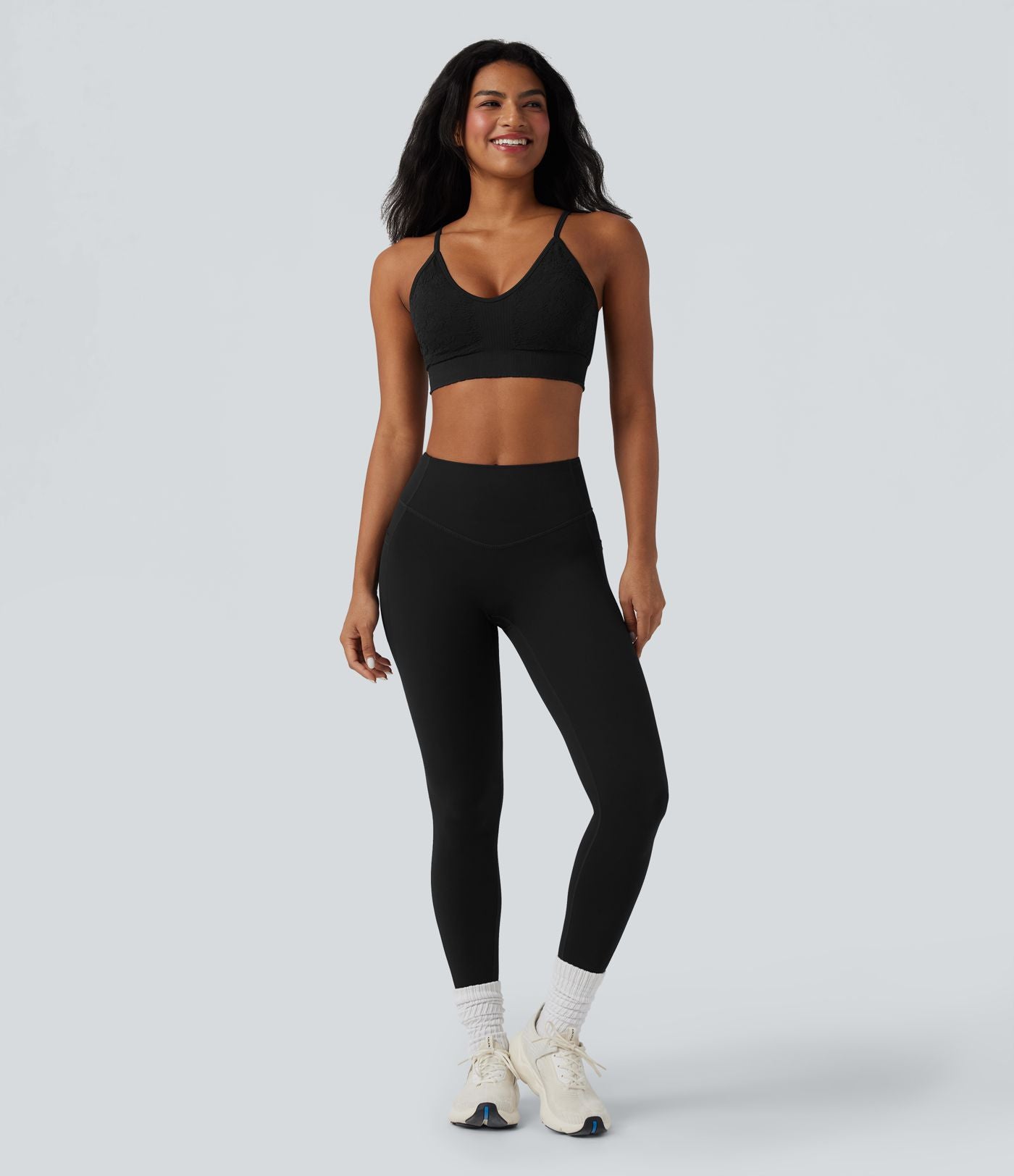 Brassière de sport yoga maintien léger sans couture OneForm Seamless Flow