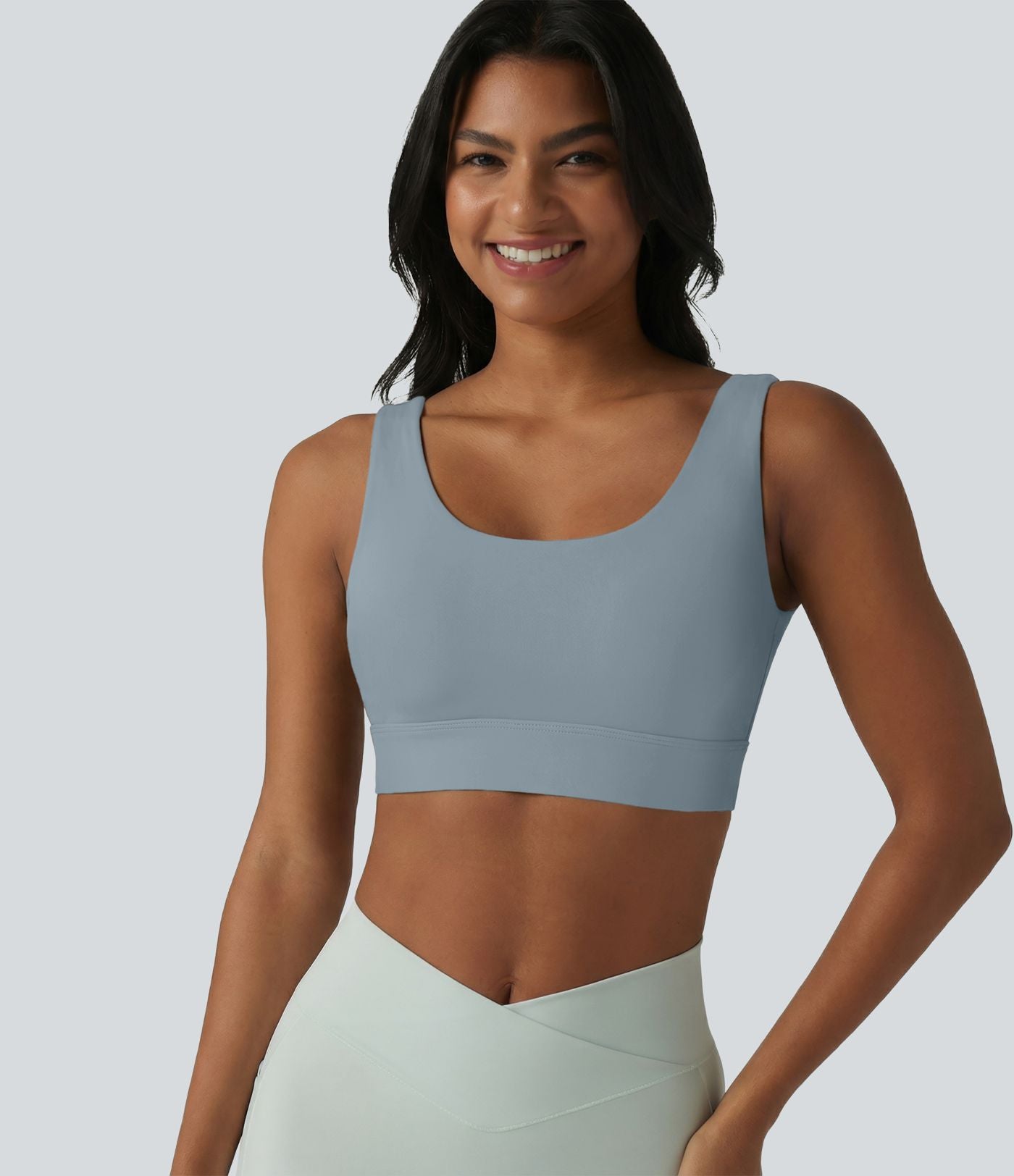 Brassière de sport Halara UltraSculpt™ maintien moyen dos nu avec boucle ajustable et brassière intégrée