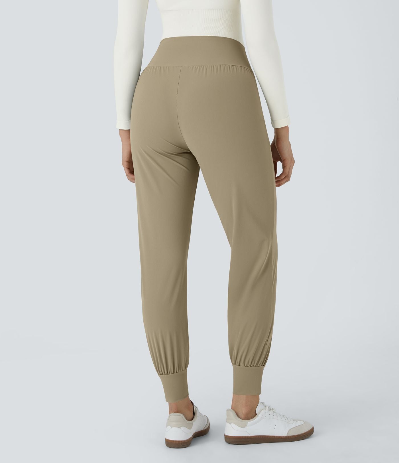 Jogging Casual Uni Taille Haute Poche Latérale