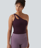 Débardeur yoga asymétrique OneForm Seamless Flow avec brassière intégrée