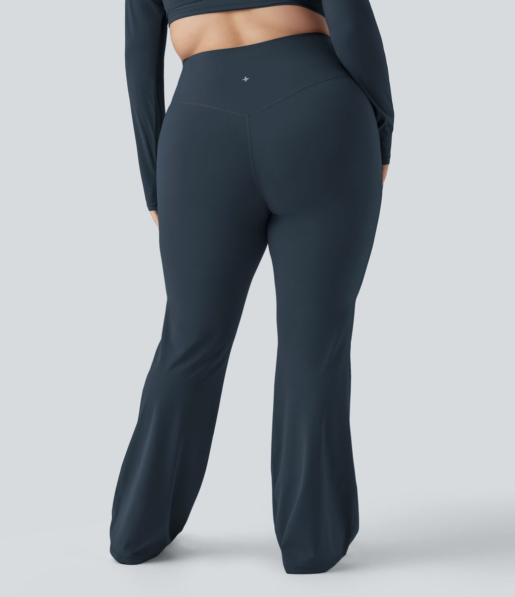 Pantalon yoga évasé gainant sculptant grande taille taille haute Halara UltraSculpt™