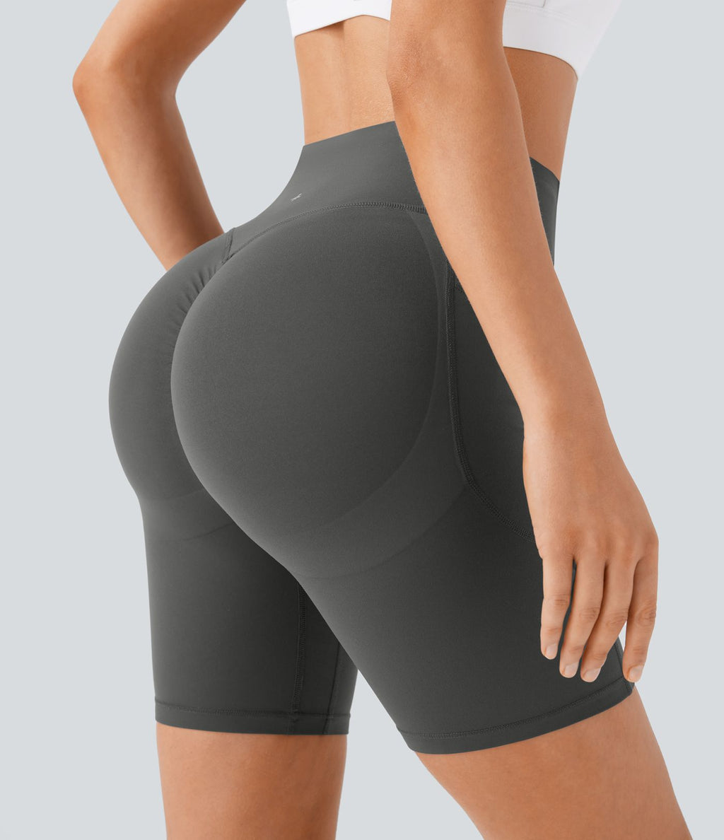 Legging de yoga gainant taille haute chiné à séchage rapide avec poches Halara UltraSculpt™