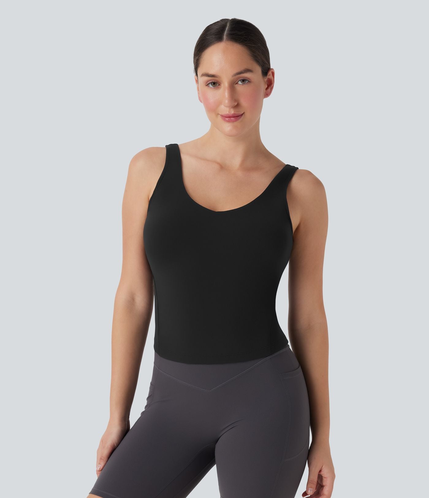 Débardeur course SoftlyZero™ Plush col V rembourré E-G
