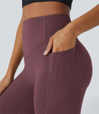 Legging d'entraînement gainant galbant taille haute avec effet scrunch et poches Halara UltraSculpt™