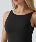 Débardeur de yoga dos ouvert avec fentes et bretelles ajustables SoftlyZero™ Plush