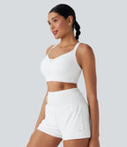 Brassière de sport course SpeedWave™ soutien intermédiaire push-up zip boucle réglable séchage rapide bonnets A-C