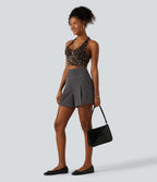 Short en jean ample Halara Flex™ taille haute décontracté avec poches