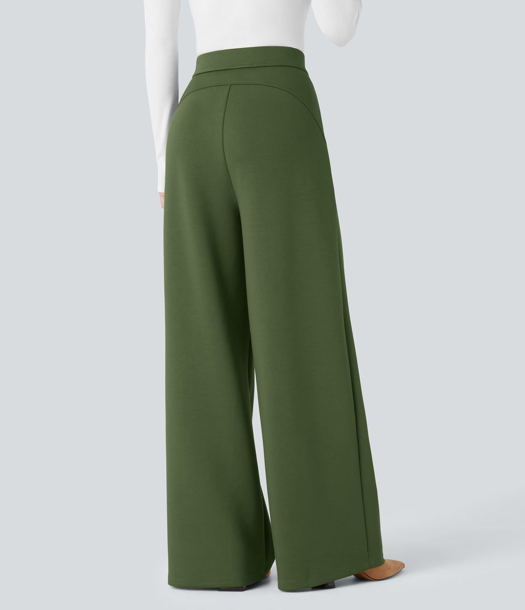 Pantalon de travail Halara Flex™ ample taille haute avec poches