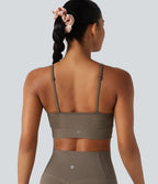 Brassière de sport yoga maintien léger sans couture OneForm Seamless Flow