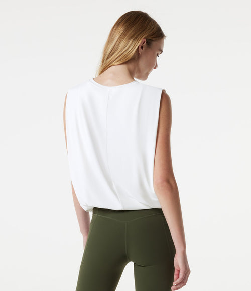 Body de yoga col rond sans manches effet frais InstantCool, protection solaire UPF50+
