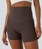 Short cycliste d'entraînement gainant taille haute UltraSculpt™ SoCinched à poches latérales 12,5 cm