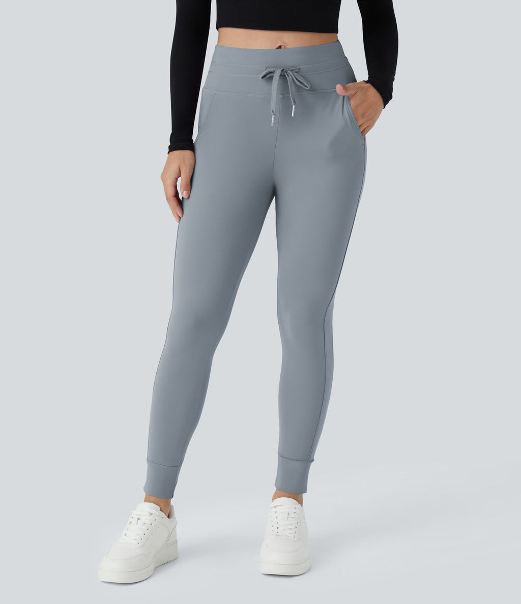 Jogging taille haute Softlyzero™ Plush avec cordon de serrage et poches latérales