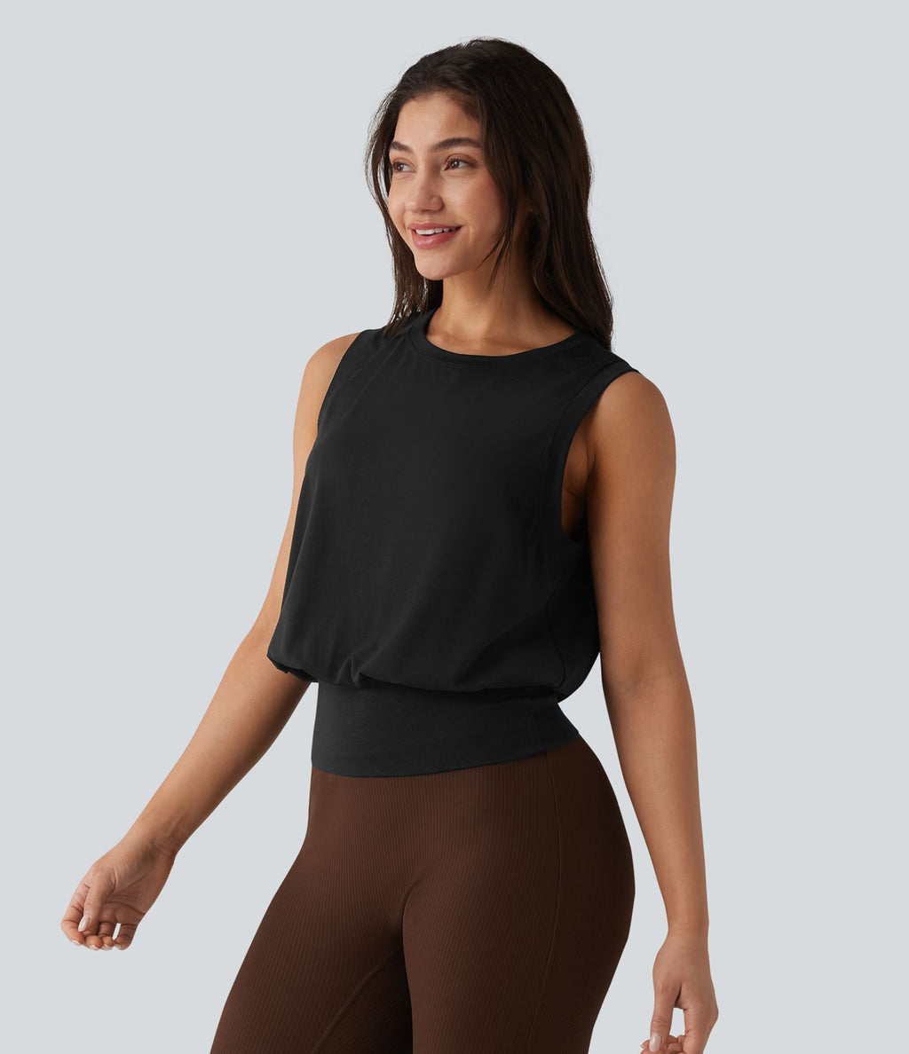 Débardeur de sport col rond