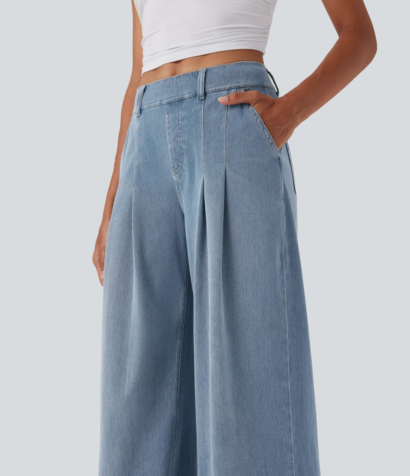 Jean large Halara Flex™ taille mi-haute avec poches