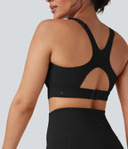 Soutien-gorge de sport d'entraînement SpeedWave™ soutien intermédiaire coques moulées perforé crochet réglable séchage rapide