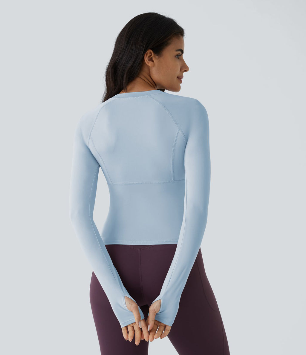 Top Sport Yoga Uni Trous pour les Pouce