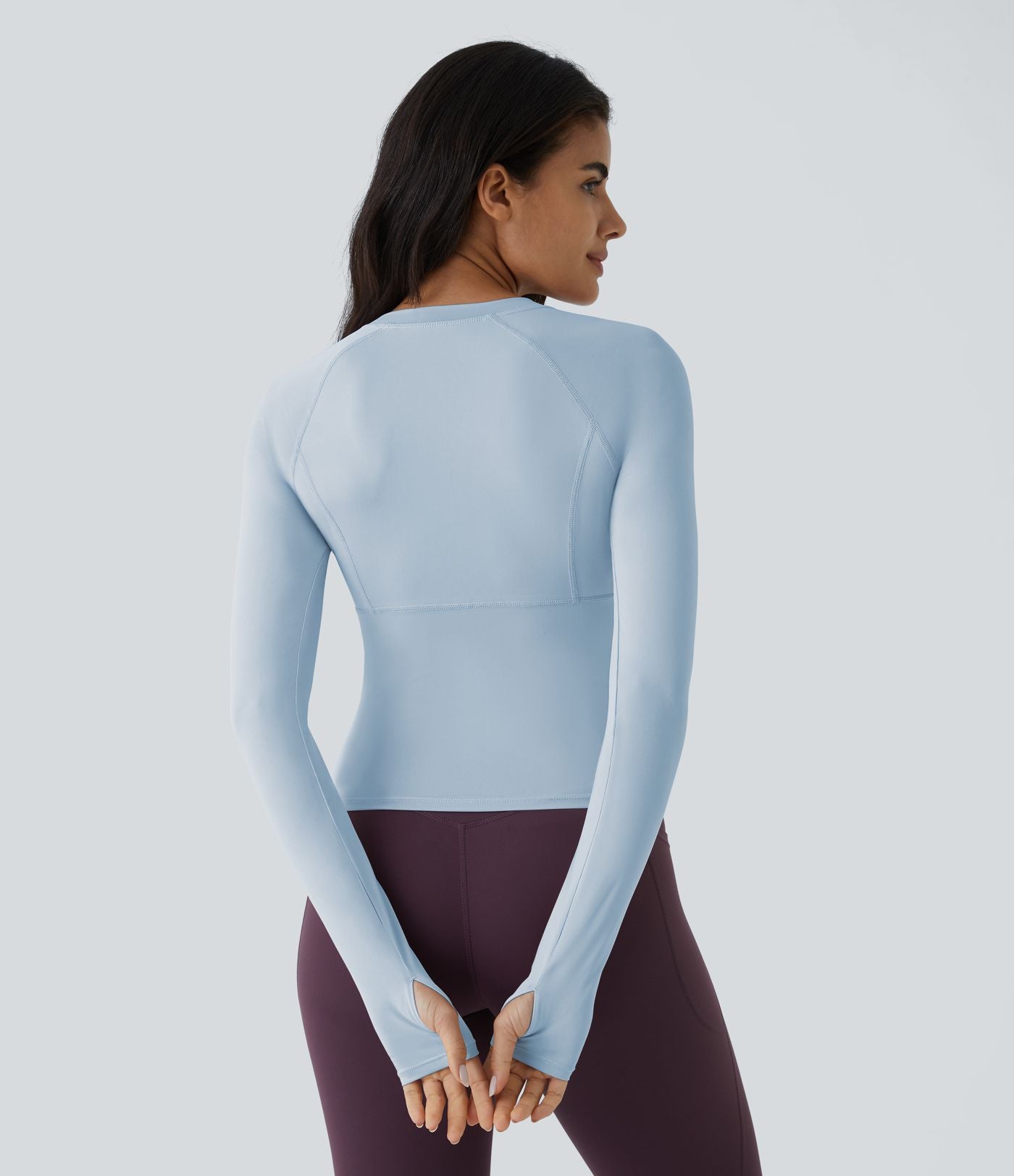 Top Sport Yoga Uni Trous pour les Pouce