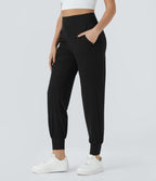 Jogging Casual Uni Taille Haute Poche Latérale