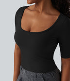 T-shirt de travail SoftlyZero™ Airy encolure arrondie manches courtes effet frais InstantCool