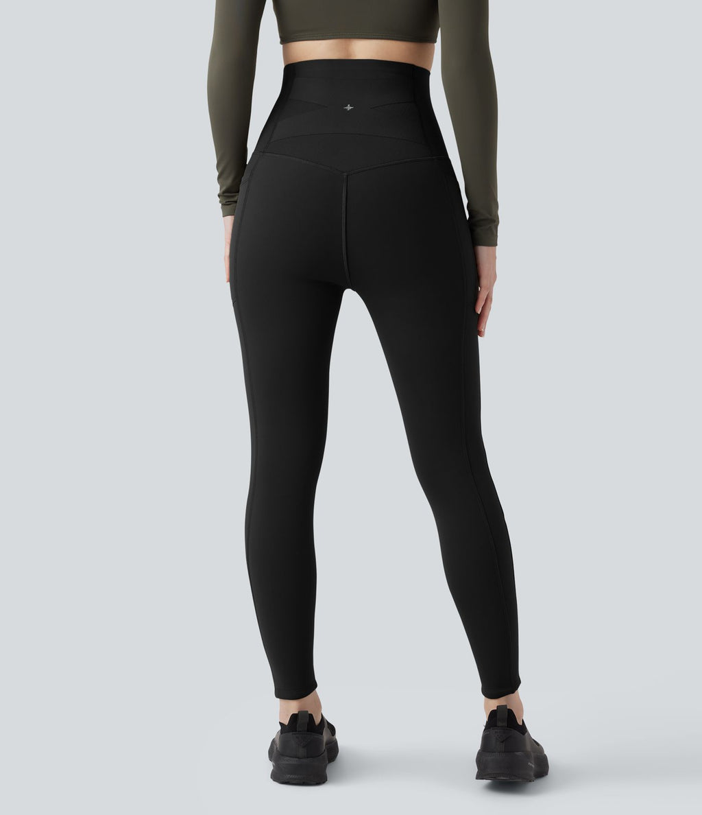 Legging d'entraînement Halara UltraSculpt™ Extra Heat taille ultra-haute gainant avec poches