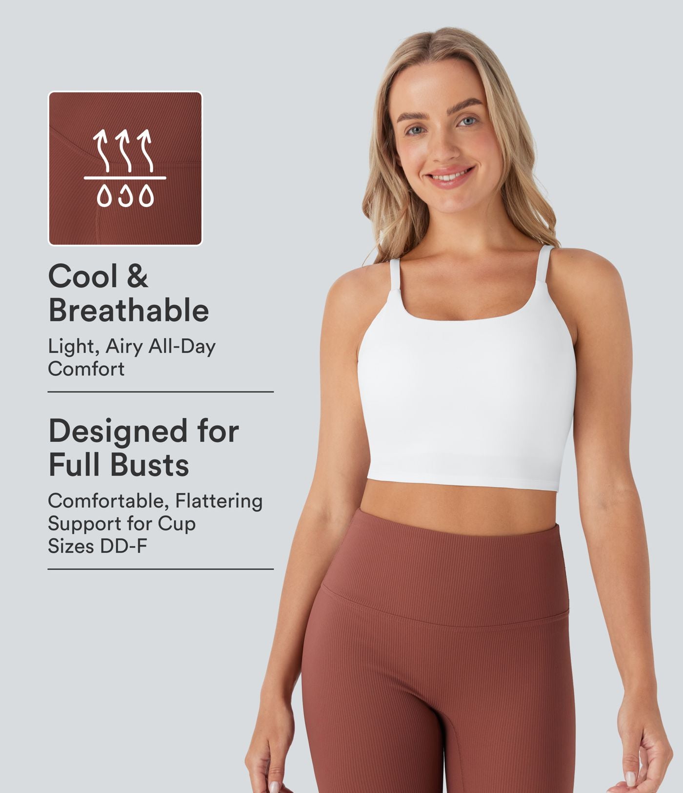 Caraco course court SoftlyZero™ Plush basique rembourré E-G