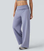 Pantalon danse large gainant taille basse froncé DayStretch avec poches