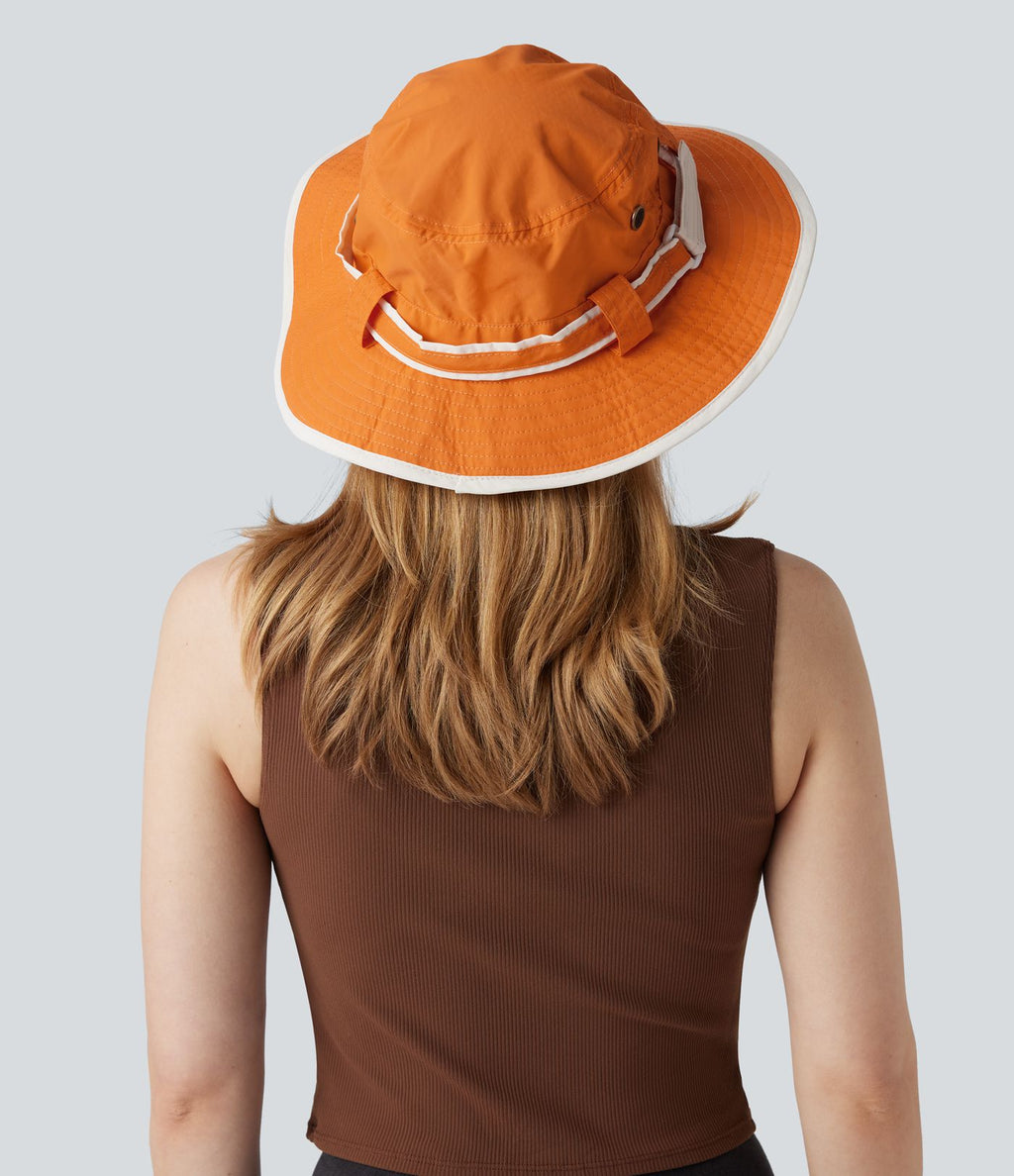 Chapeau de soleil large bord réglable - UPF40+
