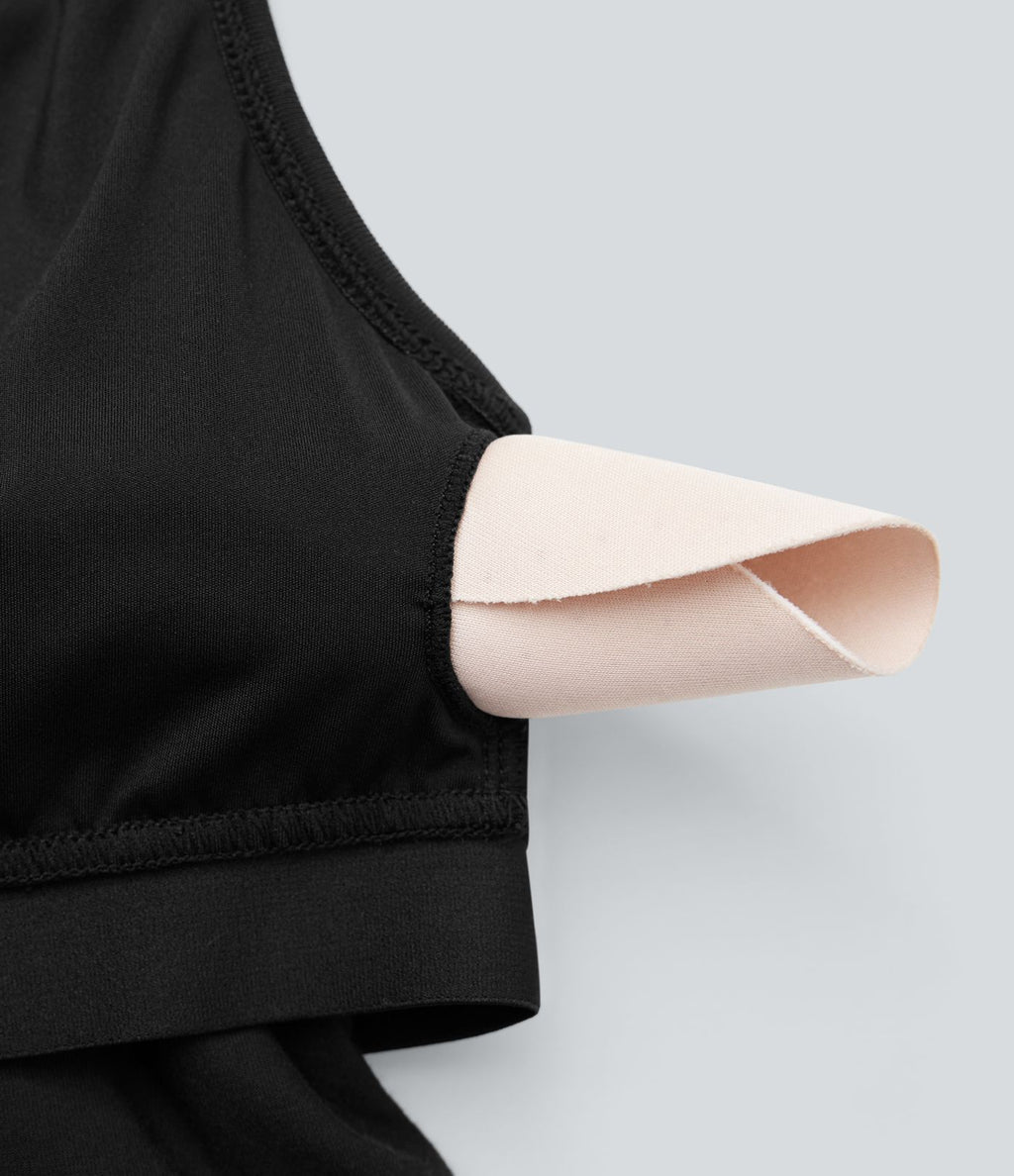 Softlyzero™ Airy Haut de yoga dos nu à encolure américaine sensation fraîcheur-UPF50+
