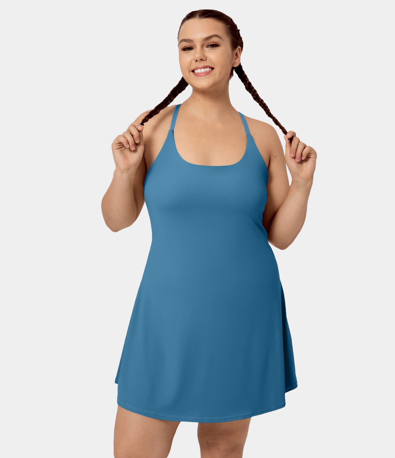 Softlyzero™ Airy Mini Everyday Robe-Euphoria Air Aérée 2 En 1 Dos Nu Avec Poche Latérale Cool Touch Grande Taille