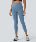 Legging corsaire d'entraînement gainant galbant taille haute avec effet scrunch et poches Halara UltraSculpt™