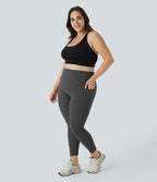 Legging d'entraînement gainant taille haute grande taille avec poches Halara UltraSculpt™