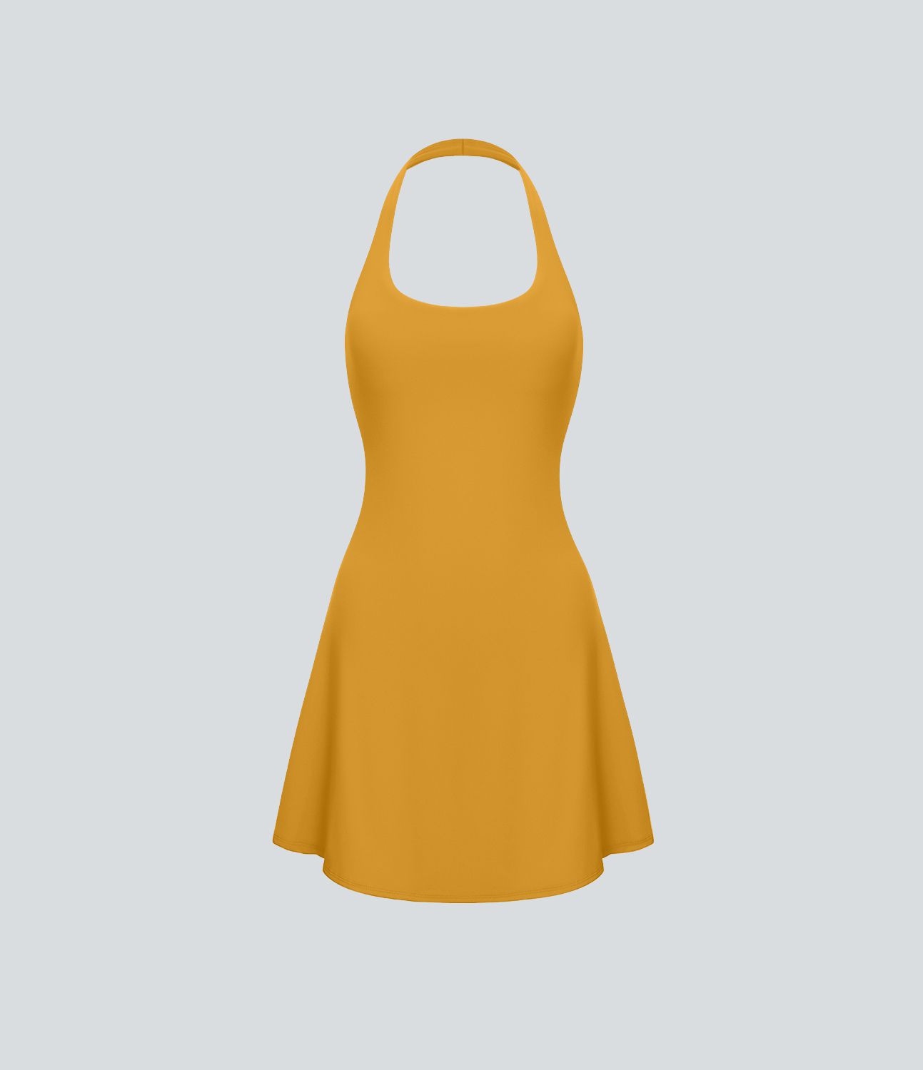 Softlyzero™ Plush Robe Sport Mini 2-en-1 à Poches Dos Nu et Col Halter
