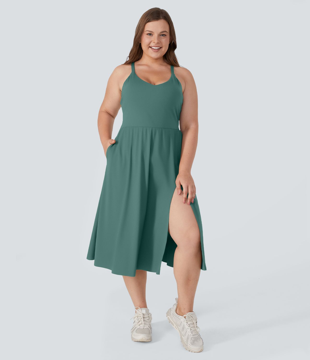 Robe Midi Casual Grande Taille Everyday - Lala Land